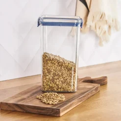 Best Solida Storage Container, 1300ml, Blue Transparent Storage Containers