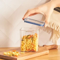 New Solida Storage Container, 950ml, Blue Transparent Storage Containers