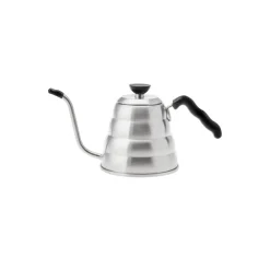 Online Stainless Steel Coffee Kettle, 1200ml, Silver Black Cafetieres
