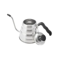 Online Stainless Steel Coffee Kettle, 1200ml, Silver Black Cafetieres