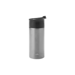 Stainless Steel French Press Flask, 350ml, Silver Black Stainless Steel Flasks