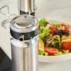 Outlet Stellum 3 Piece Glass Oil and Vinegar Bottle Set, Oil & Vinegar Bottles