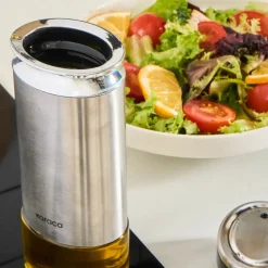 Outlet Stellum 3 Piece Glass Oil and Vinegar Bottle Set, Oil & Vinegar Bottles