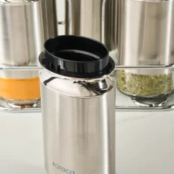 Discount Stellum 6-Piece Spice Jar Set, Spice Jars