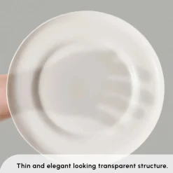 New Stream Bone China Selene 24-Piece Dinner Set for 6 People, White See All Dinner Sets|Bone China Dinner Sets