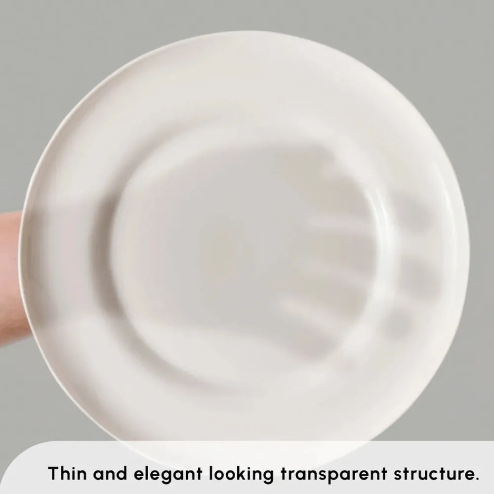 New Stream Bone China Selene 24-Piece Dinner Set for 6 People, White See All Dinner Sets|Bone China Dinner Sets