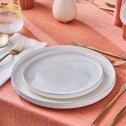 New Stream Bone China Saturn 24-Piece Dinner Set for 6 People, Gold See All Dinner Sets|Bone China Dinner Sets