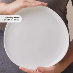 Online Stream Bone China Middle 34-Piece Serveware Set for 6 People, White See All Serveware Sets|Forever Bone China Serveware Sets