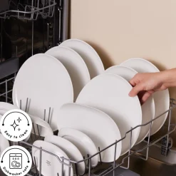 Online Stream Bone China Middle 34-Piece Serveware Set for 6 People, White See All Serveware Sets|Forever Bone China Serveware Sets