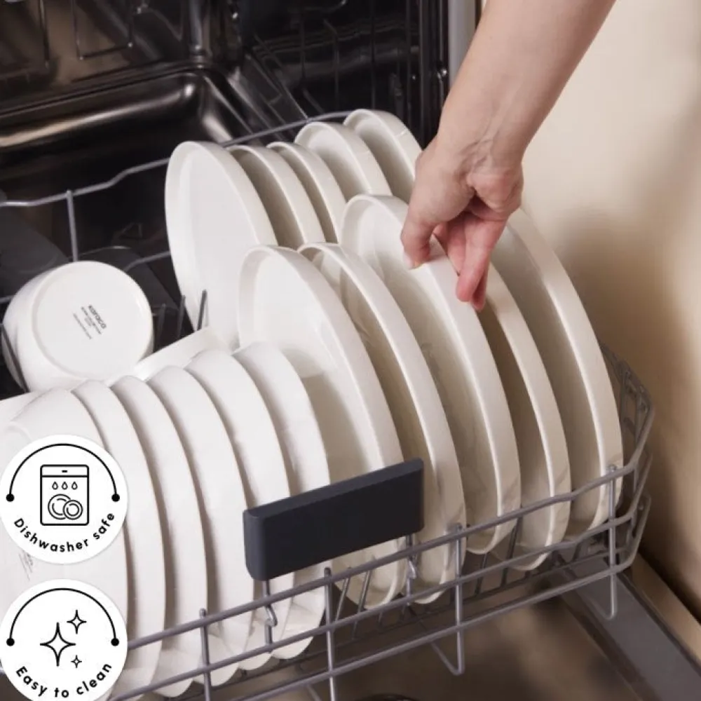 Best Stream Bone China Bomo 53-Piece Dinner Set for 12 People, White See All Dinner Sets|Bone China Dinner Sets