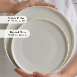 Sale Stream Bone China Felix XL 18-Piece China Dinner Set for 6 People, White See All Dinner Sets|Bone China Dinner Sets