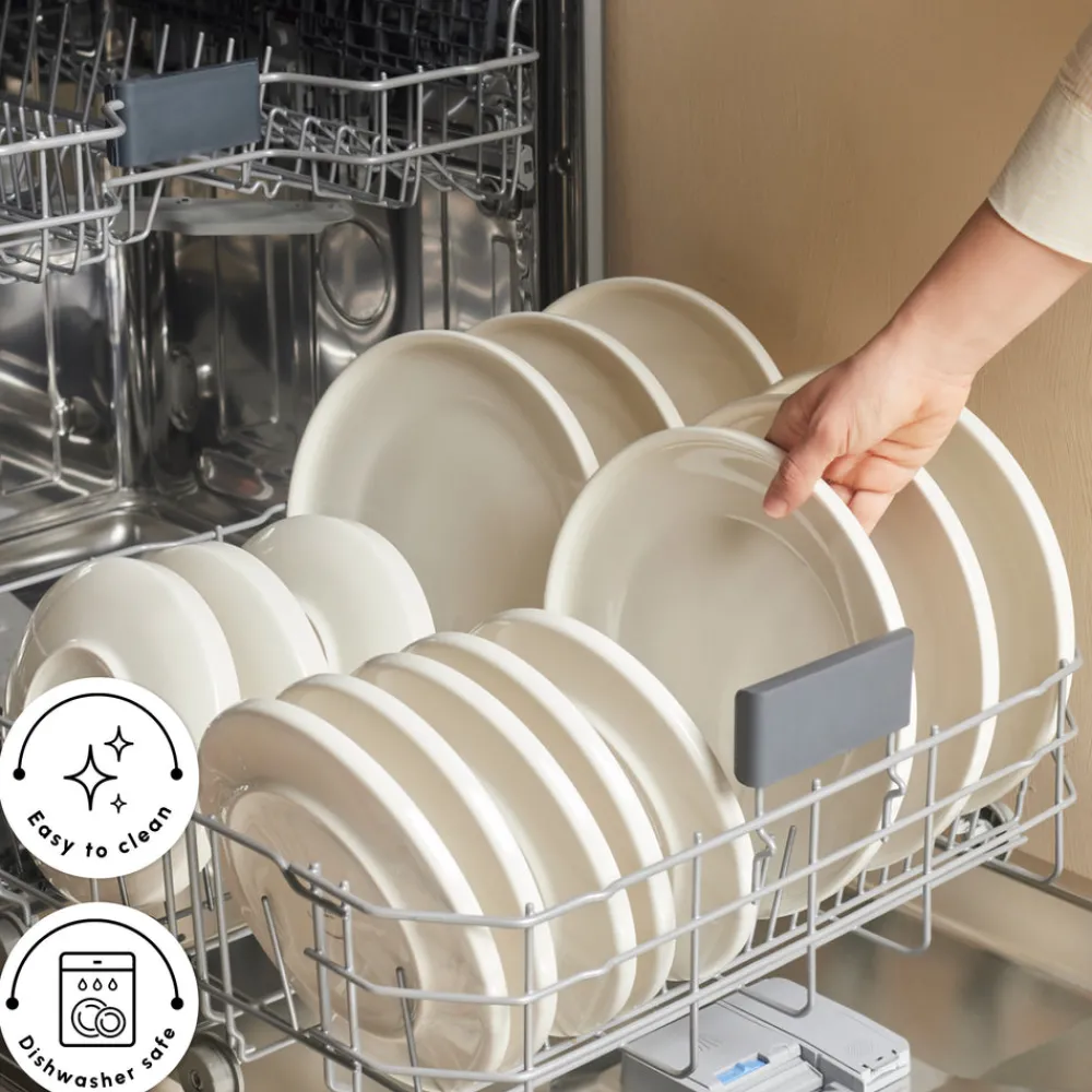 Sale Stream Bone China Felix XL 18-Piece China Dinner Set for 6 People, White See All Dinner Sets|Bone China Dinner Sets