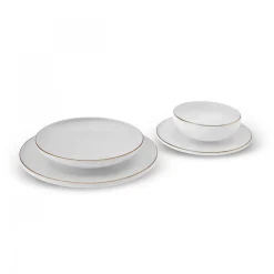 Hot Stream Bone China Belinda 24-Piece Dinner Set for 6 People, See All Dinner Sets|Bone China Dinner Sets