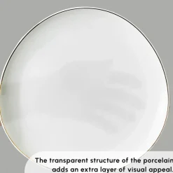 Discount Stream Pure Middle 34-Piece Serveware Set for 6 People, White See All Serveware Sets|Porcelain Serveware Sets