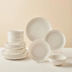New Streamline Remi Bone China 24-Piece Dinner Set for 6 People, White See All Dinner Sets|Bone China Dinner Sets