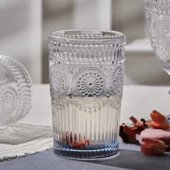 Best Sunflower Glass Highball Glass, 332ml, Transparent Blue Highball Glasses