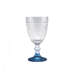 New Sunflower Wine Glass, 314ml, Transparent Blue Wine And Champagne Glasses