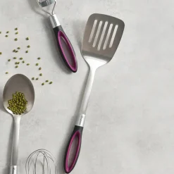 New Swan Stainless Steel Slotted Spatula, 20cm, Kitchen Utensils