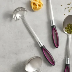 Swan Stainless Steel Pasta Spoon, 20cm, Kitchen Utensils