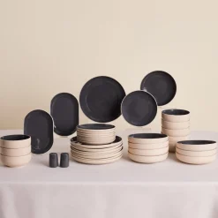 Sale Terra 36-Piece Dinner Set for 8 People, Anthratice See All Dinner Sets|Stoneware Dinner Sets