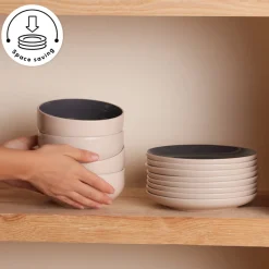 Sale Terra 36-Piece Dinner Set for 8 People, Anthratice See All Dinner Sets|Stoneware Dinner Sets