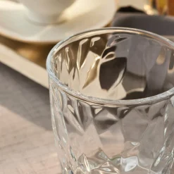 Terre Tumbler Glass, 370ml, Transparent Tumbler Glasses