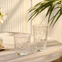 Terre Tumbler Glass, 370ml, Transparent Tumbler Glasses