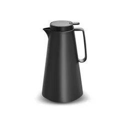 Best Thermoglass Lina Leak-Proof Flask, 1L, Black Stainless Steel Flasks