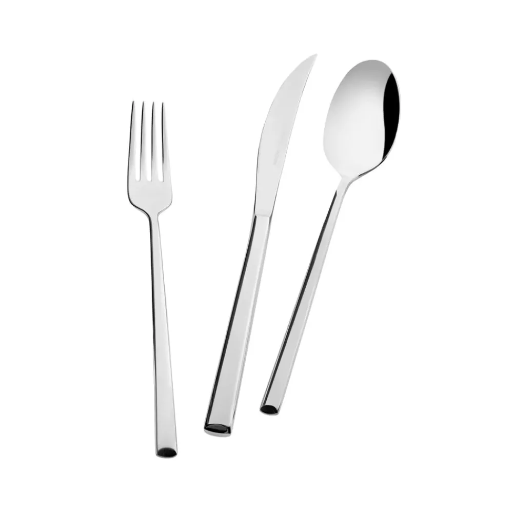 Hot Tivoli 28-Piece Stainless Steel Cutlery Set for 4 People, Silver Cutlery Sets