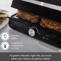 Toastmaster Grill and Sandwich Toaster, 2000W, Sandwich Toasters