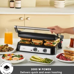 Hot Toastmate Sandwich Toaster and Grilling Machine, 2000W, Sandwich Toasters