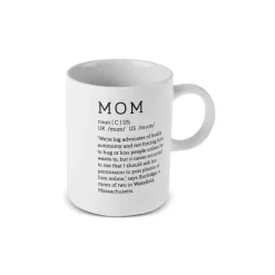 Hot Tomris Mom Mug, 370 ml, White Mugs