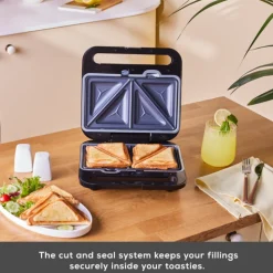 New Tote Sandwich Toaster and Waffle Machine, 1000W, Sandwich Toasters