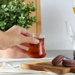 Discount Touch Glass Turkish Tea Glass, 155ml, Transparent Turkish Tea Sets