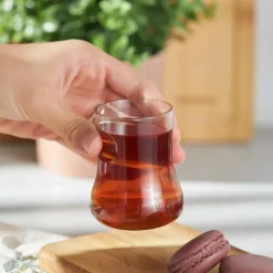 Discount Touch Glass Turkish Tea Glass, 155ml, Transparent Turkish Tea Sets