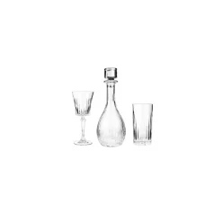 Online Verona 25 Piece Glass Set for 12 People, Transparent Mixed Glass Sets