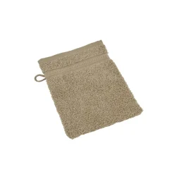 Discount Wheat 100% Turkish Cotton Washcloth, 16cmX22cm, Mocha Towels