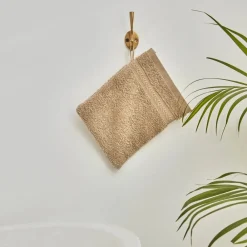 Discount Wheat 100% Turkish Cotton Washcloth, 16cmX22cm, Mocha Towels