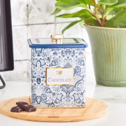 Online Whitney Metal Chocolate Barrel, 2.1L, Multi Storage Containers