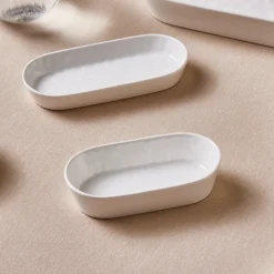 Best x by Refika Bembeyaz Bone China Snack Bowl, 13cm, White Bowls