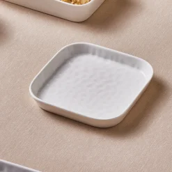 Clearance x by Refika Bembeyaz Bone China Dessert/Side Plate, 13cm, White Side Plates