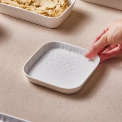 Clearance x by Refika Bembeyaz Bone China Dessert/Side Plate, 13cm, White Side Plates