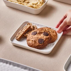 Online x by Refika Bembeyaz Bone China Dessert/Side Plate, 17cm, White Side Plates