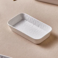 Best x by Refika Bembeyaz Bone China Serving Platter, 18cm, White Serving Platters