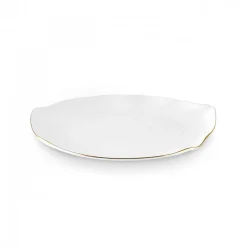 Outlet X Müge Anlı Bone China Side Plate, 21cm, White Side Plates
