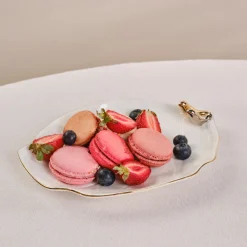 Clearance X Müge Anlı Bone China Serving Platter, 20cm, White Serving Platters