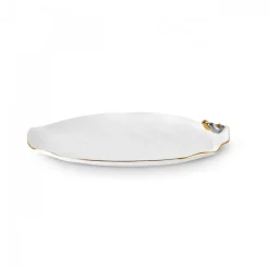 Clearance X Müge Anlı Bone China Serving Platter, 20cm, White Serving Platters