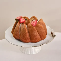 Best X Müge Anlı Bone China Cake Stand, White Serving Platters