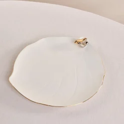 Discount X Müge Anlı Bone China Serving Platter, 27cm, White Serving Platters