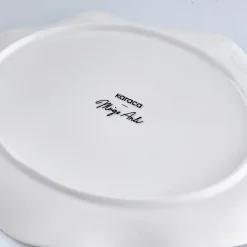 Discount X Müge Anlı Bone China Serving Platter, 27cm, White Serving Platters